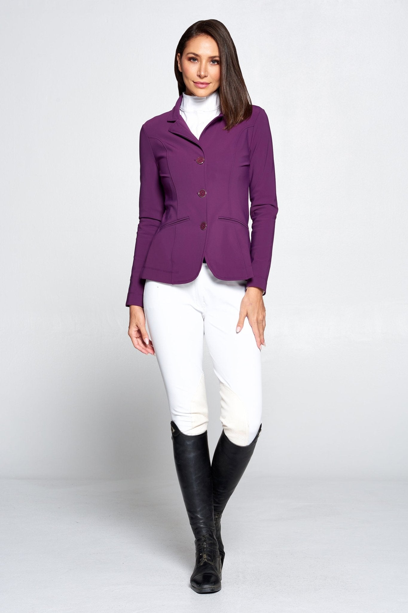 Veste de spectacle d'équitation violette, veste de spectacle Veste de spectacle d'équitation violette, veste de spectacle